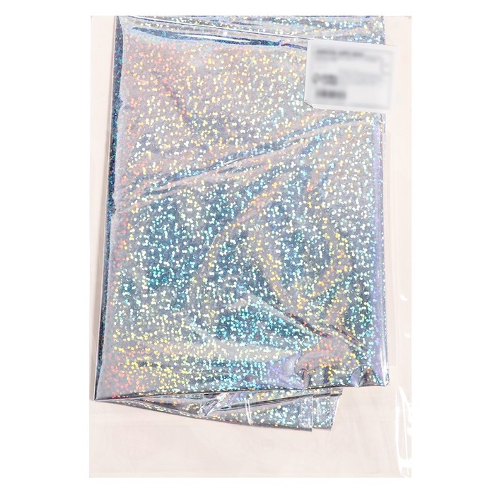 Шар фольгированный 40" &laquo;Цифра 6&raquo;, голография, серебро