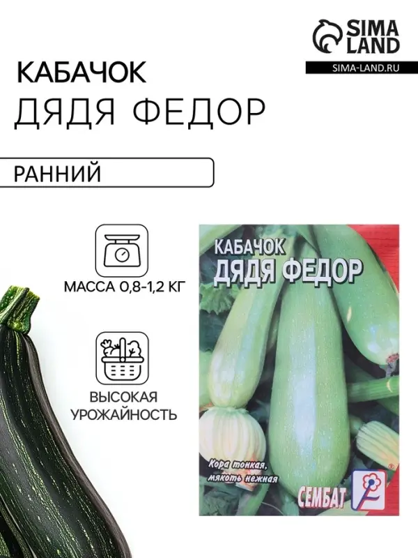 Семена Кабачок "Дядя Федор", 2 г