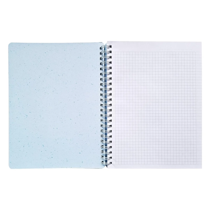 Бизнес-тетрадь А5, 120л. клетка, спираль мягк.перепл. Golden sun пара N2593