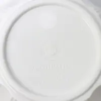 Горшок для цветов &laquo;Хризантема&raquo;, 600 мл, d=11 см, h=9.5 см, пластиковый, с поддоном, белый