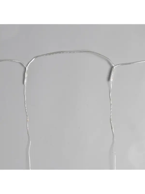 Гирлянда &laquo;Занавес&raquo; 2&times;2 м, роса, IP20, серебристая нить, 300 LED, свечение мульти, 12 В