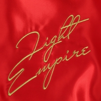 Шорты для тайского бокса FIGHT EMPIRE, р. L, цвет красный