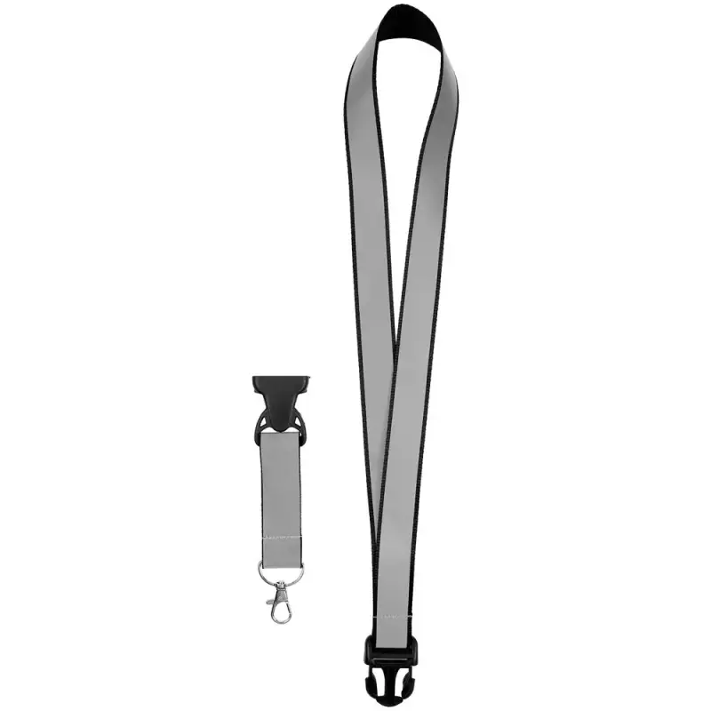 Лента светоотражающая Interlevel, черная с серым Лента светоотражающая Interlevel, черная с серым