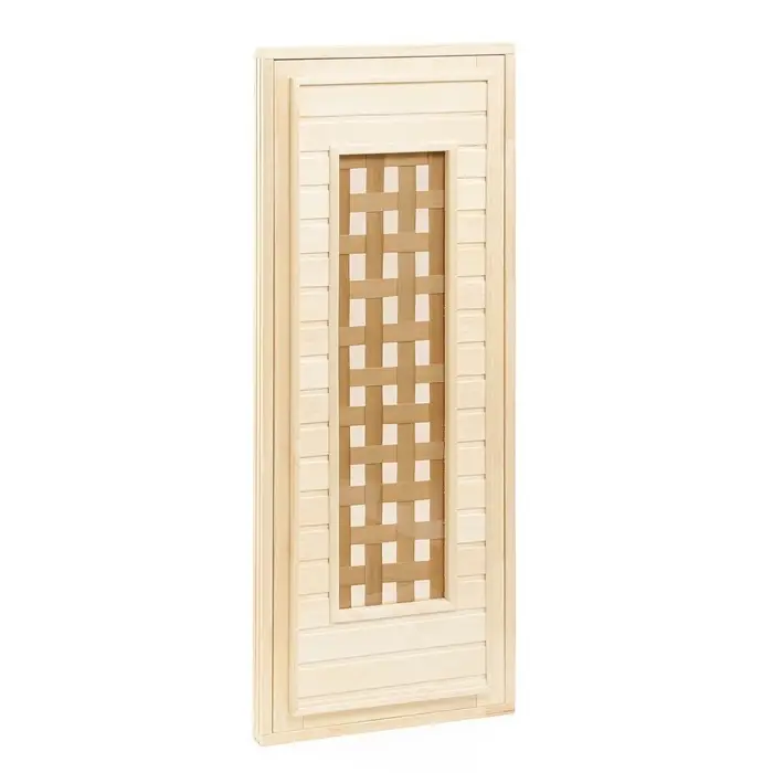 Дверь для бани и сауны стеклянная "Плетёнка", размер коробки 180х70 см, 4 мм