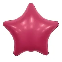 Воздушный шар фольгированный 19" «Мистик Viva Magenta», звезда, матовый