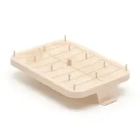 Туалет для кошек &laquo;Мур-мяу&raquo;, 33&times;25&times;7 с. с сеткой, пластик, голубой