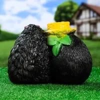 Садовая фигура из гипса &laquo;Ёжики признание в любви&raquo;, 23&times;17&times;22 см