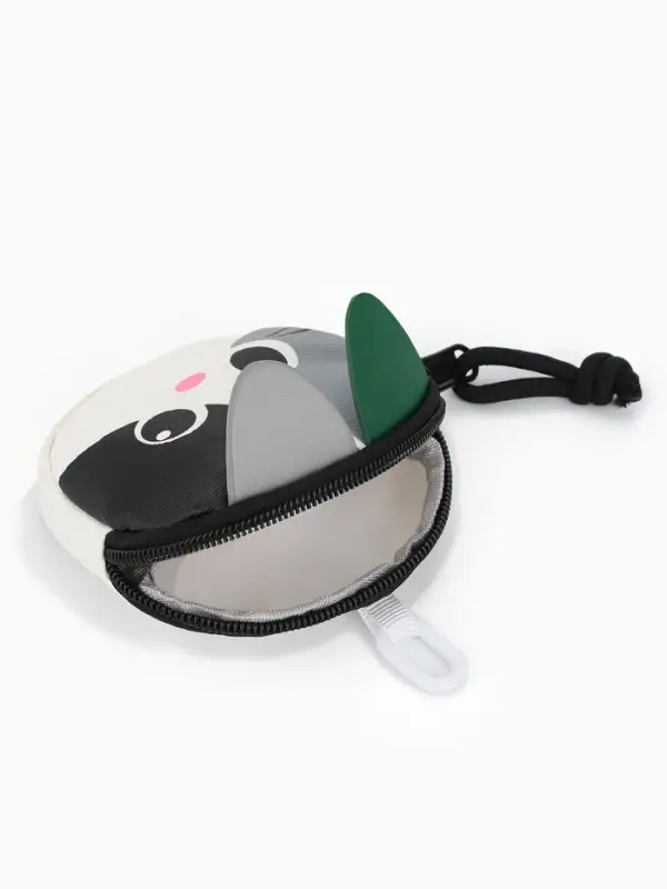 Рюкзак школьный, с кошельком, для девочки, 32&times;14&times;46 см, зелёный