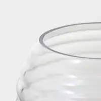 Конфетница Доляна &laquo;Волны&raquo;, 14&times;11 см, стекло, прозрачная