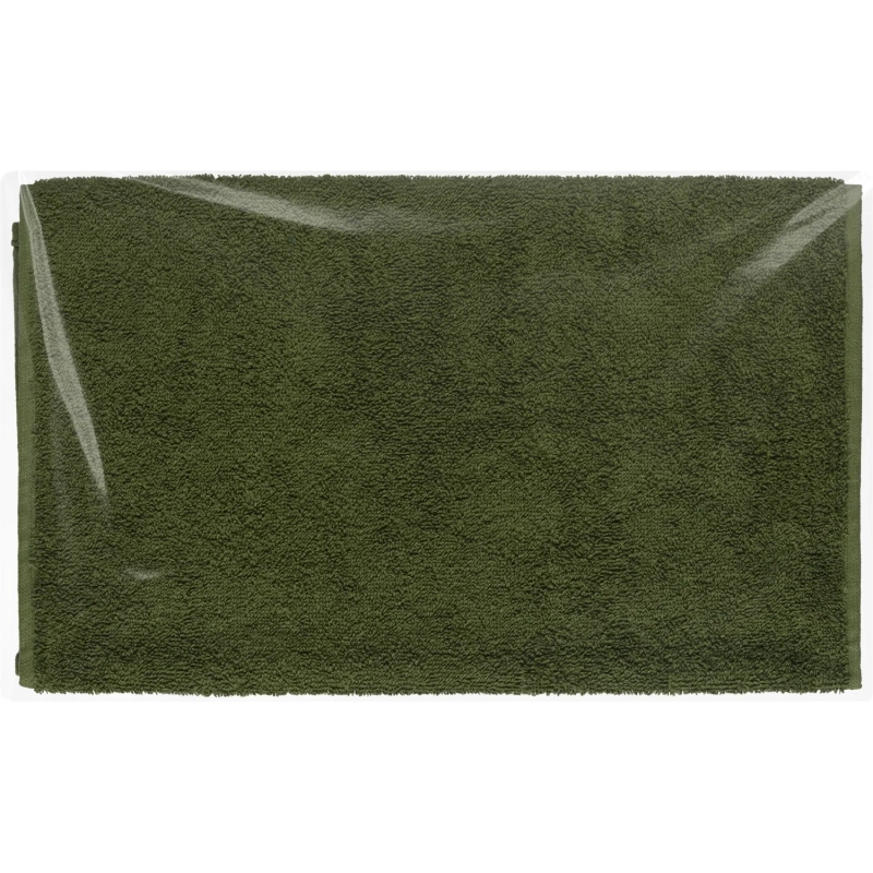 Набор полотенец махровых без бордюр 440 г/м2, 40х70 оливковый, 5шт