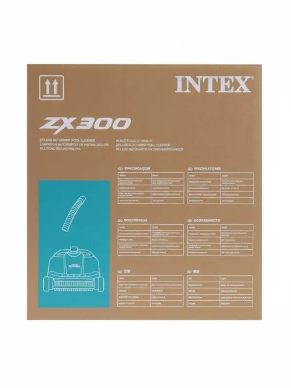 Автоматический пылесос для бассейна ZX300, для насосов от 6056 до 13248 л/ч, 28005 INTEX