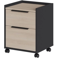 Тумба мобильная К-Loft 241T003 дуб скандин./графит