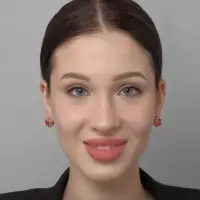 Серьги со стразами &laquo;Эдель. Ажурный овал&raquo;, красный в золоте