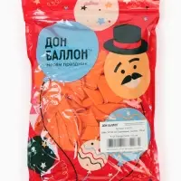 Воздушные шары латексные 12" &laquo;Оранжевый&raquo;, 100 шт.