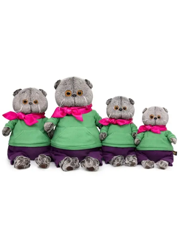 Мягкая игрушка &laquo;Кот Басик&raquo;, в комплекте из флиса, 19 см