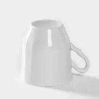 Кружка Добрушский завод &laquo;Школьная. Бельё&raquo;, 250 мл, фарфор, белая