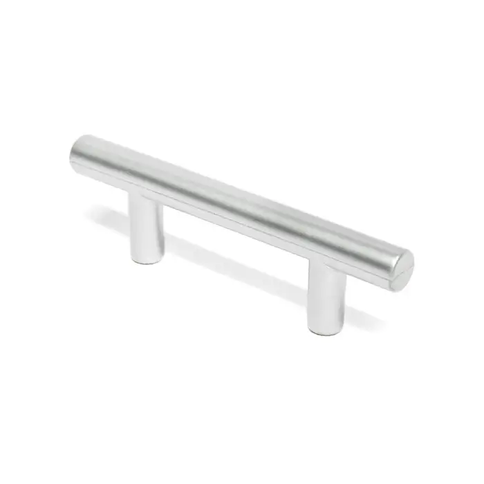 Ручка-рейлинг ТУНДРА HARLOW, пластик, d=12 мм, м/о 64 мм, цвет матовый хром