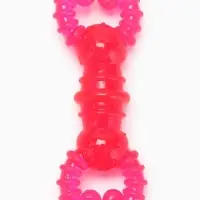 Жевательная игрушка для собак&laquo;Краб&raquo;, прозрачная, 12 см, TPR, розовая