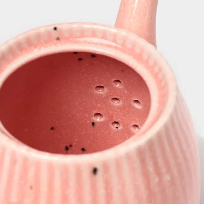 Заварочный чайник Доляна &laquo;Коралл&raquo;, 600 мл, фарфор, розовый