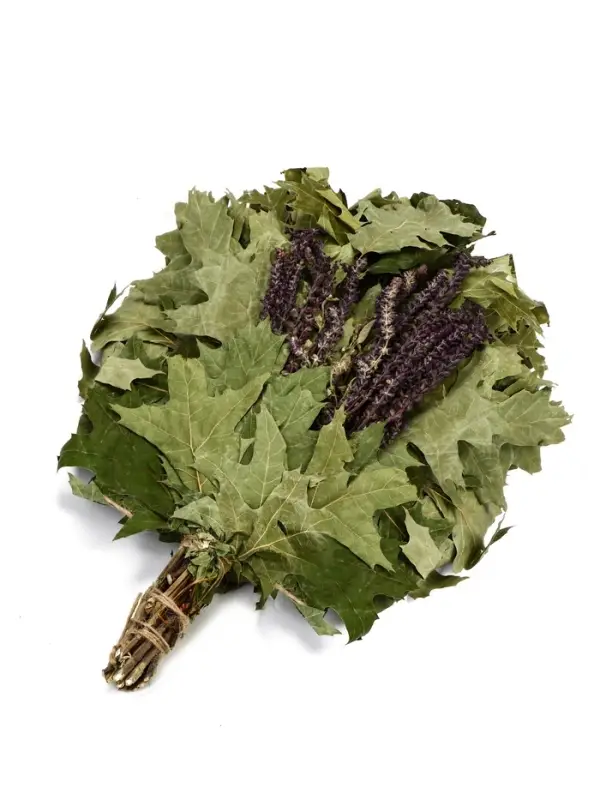 Веник для бани, дубовый, 55 см, с шалфеем, &laquo;Добропаровъ&raquo;