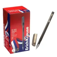 Ручка гелевая ErichKrause G-Ice Stick Original, узел 0.5 мм, чёрная