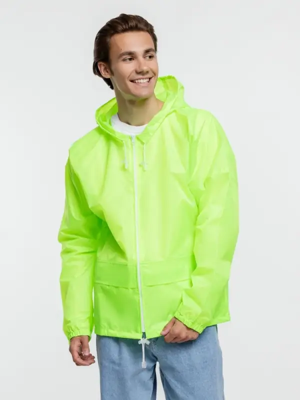 Дождевик Kivach Promo, желтый неон, размер S