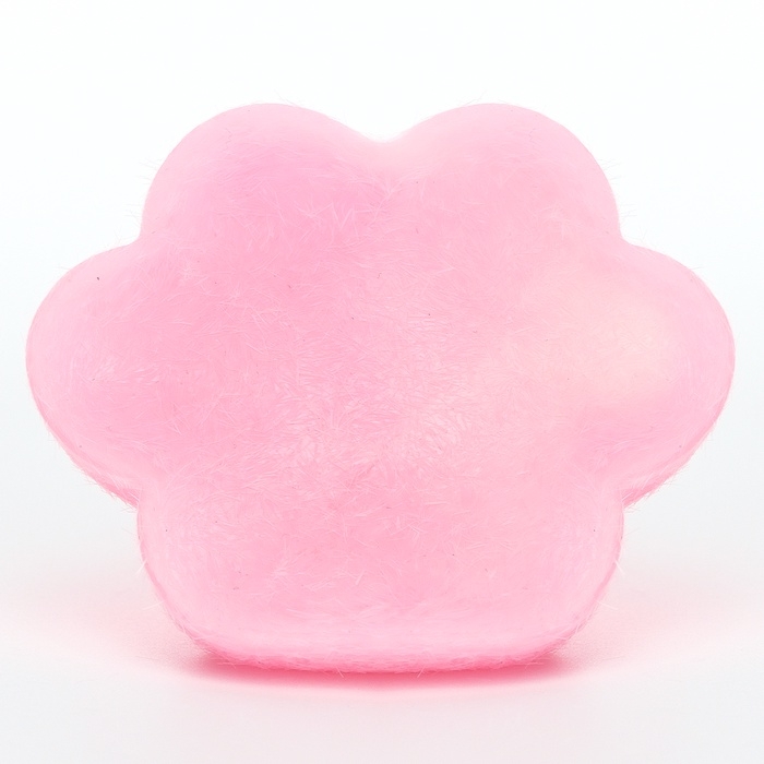 Сквиш антистресс - игрушка «Таба лапка», с пушистой посыпкой, МИКС