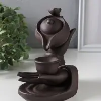 Подставка для благовоний TAKE IT EASY &laquo;Чайная церемония&raquo;, стелющийся дым, 16&times;14&times;9 см