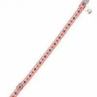 Набор ошейников для кошек &laquo;По-полюшку&raquo;, 30&times;1 см, оранжевый, чёрный