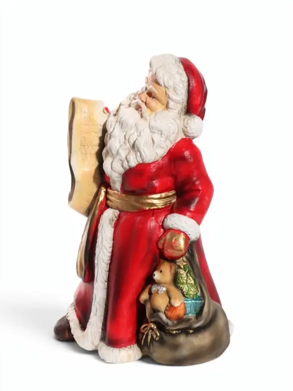 Фигурка декоративная &laquo;Дед Мороз со списком подарков&raquo;, декоративная, 11&times;13&times;26 см