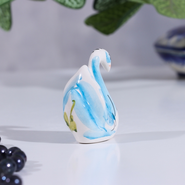 Сувенир «Лебедь» , гжель,цвет Сувенир «Лебедь» , гжель,цвет