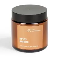 Ароматическая свеча в банке ST Spicy Amber, амбер, 90 г