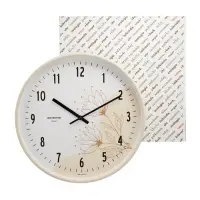 Часы настенные интерьерные &laquo;Цветы&raquo;, плавный ход, d=30.5 см