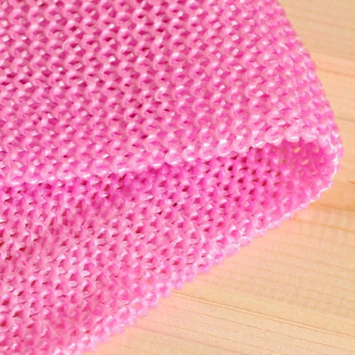 Мочалка банная вязаная Мочалка банная вязаная "Супердлинная", 70х11см, цвет микс