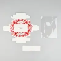 Коробка под 2 конфеты с ячейками «От всего сердца», 10 х 6 х 3 см