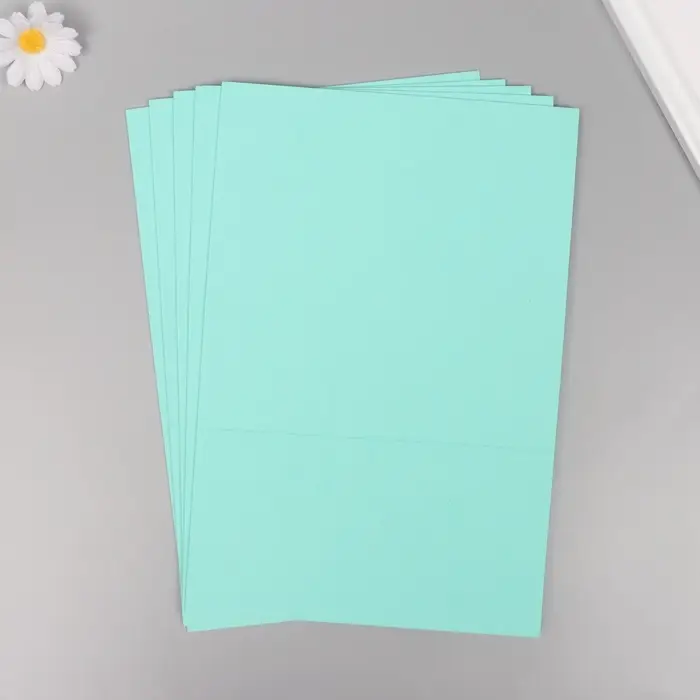 Фоамиран &laquo;Хвойный&raquo;, 2 мм, формат А4, набор 5 листов