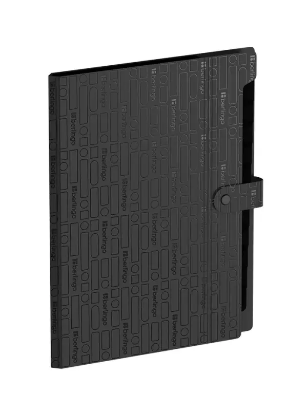 Папка А4 Your Way, 12 отделений, 600 мкм, на кнопке, чёрная