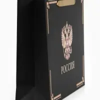 Пакет подарочный, упаковка, &laquo;Россия в душе моей&raquo;, 30&times;25.5&times;9 см