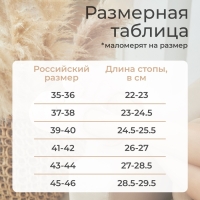 Тапочки мужские, размер 42-43, цвет серый