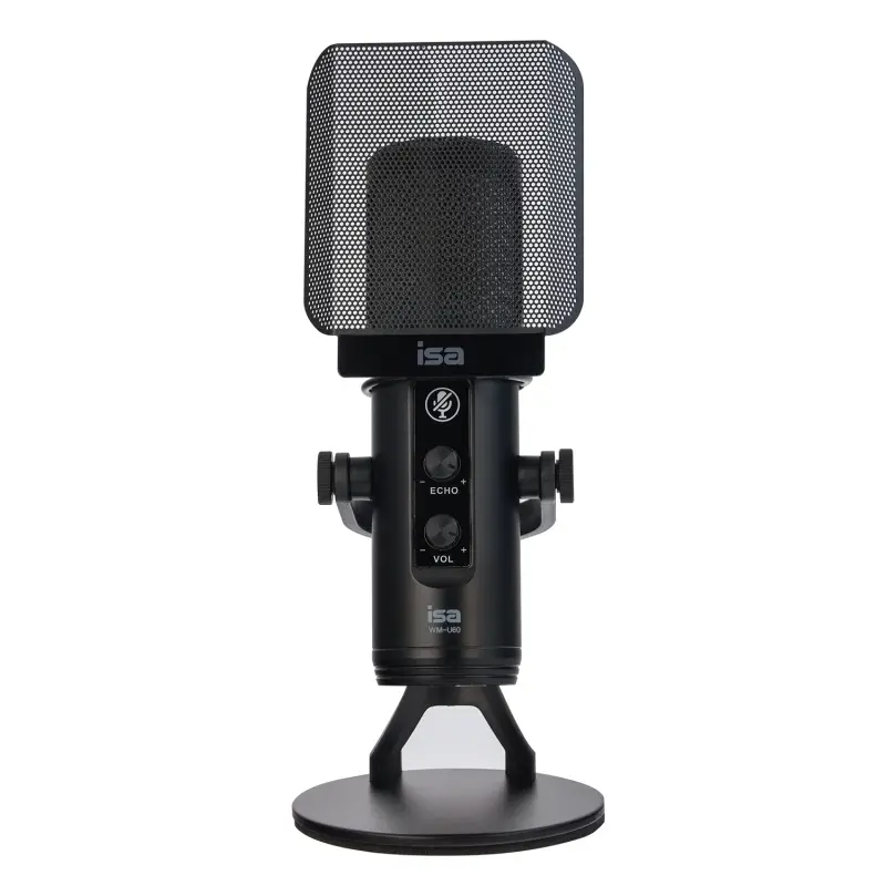 Микрофон игровой для стриминга RGB с подсветкой WM-U60 ISA