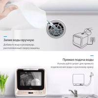 Мини посудомоечная машина настольная MCFD42900GMINI-i Wi-Fi