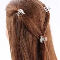 Крабик для волос &laquo;Классик&raquo;, 2.5 см, серебристый