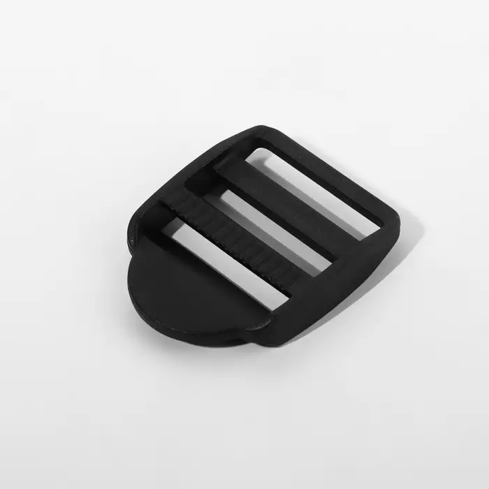 Пряжка регулирующая, трёхщелевая, вн. ширина=32 мм, s=3 мм, 10 шт., чёрная Пряжка регулирующая, трёхщелевая, вн. ширина=32 мм, s=3 мм, 10 шт., чёрная