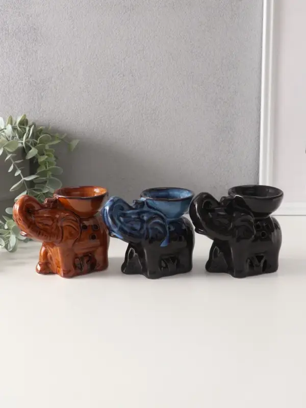 Аромалампа для эфирных масел &laquo;Слон&raquo;, 10&times;13.5&times;7 см, МИКС