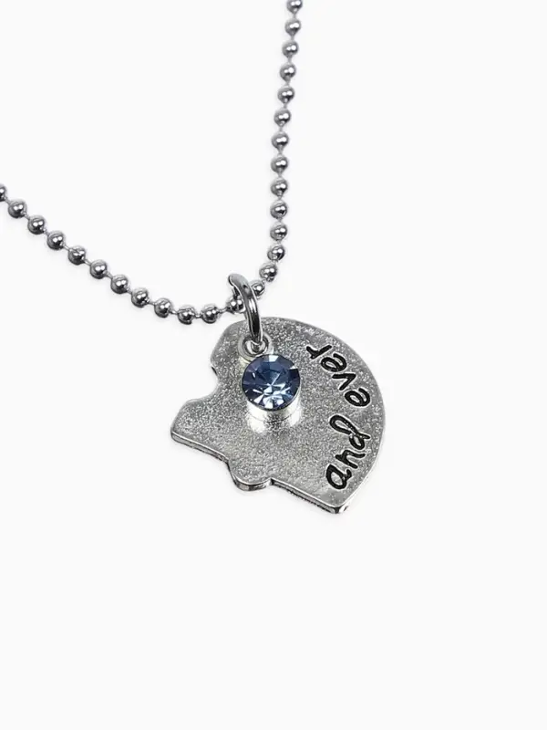 Кулоны парные &laquo;Фантастическая четвёрка&raquo;, 45 см, цветные в серебре