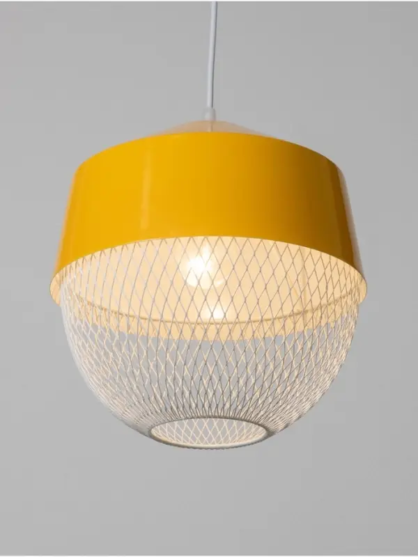 Светильник потолочный BayerLux Lea, 1&times;40 Вт, Е27, рапсово-жёлтый, 26&times;26&times;32 см