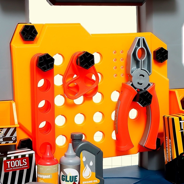 Игровой модуль 2 в 1 «Чемодан мастера», 65 элементов Игровой модуль 2 в 1 «Чемодан мастера», 65 элементов