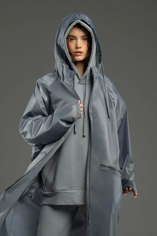 Дождевик R2, серый, размер XS/S Дождевик R2, серый, размер XS/S