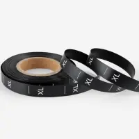 Размерник сатиновый, XL, 1000 шт., 12 мм, 30 м, чёрный