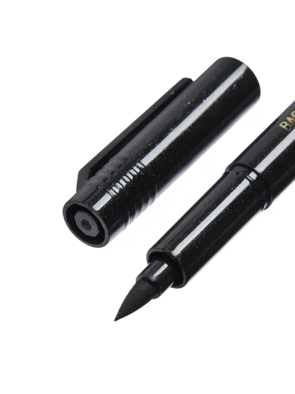 Кисть для каллиграфии, заправляемая, с запасными чернилами, чёрная